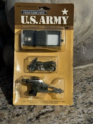 Tootsietoy Ejército de Estados Unidos Hitch Ups.  Paquete precintado, 1982 Foto 1 de 4