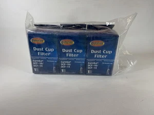 3x FILTERS For Eureka DCF-10 DCF-14 Vacuum Filter 431DX 431F 437AZ 439AZ - Picture 1 of 3