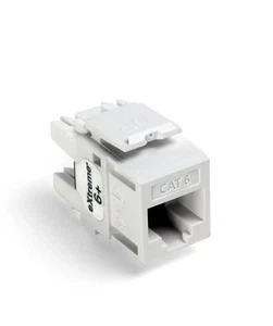 61110 BI6 eXtreme 6 Connecteur QuickPort CAT 6 Ivoire 25Pack - Photo 1/2