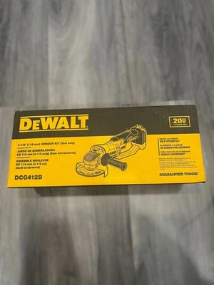 Herramienta amoladora angular inalámbrica de iones de litio DeWalt DCG412B 20V MAX 4-1/2" solamente Foto 1 de 2