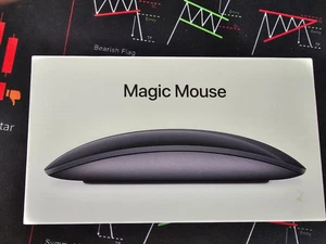 Apple Magic Mouse Bluetooth-Space Gray A1657 - Afbeelding 1 van 6