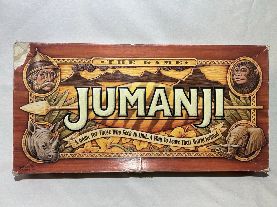 Vintage 1990's Original Jumanji Board Game 1995 Complete Milton Bradley 4407 - Image 1 of 4