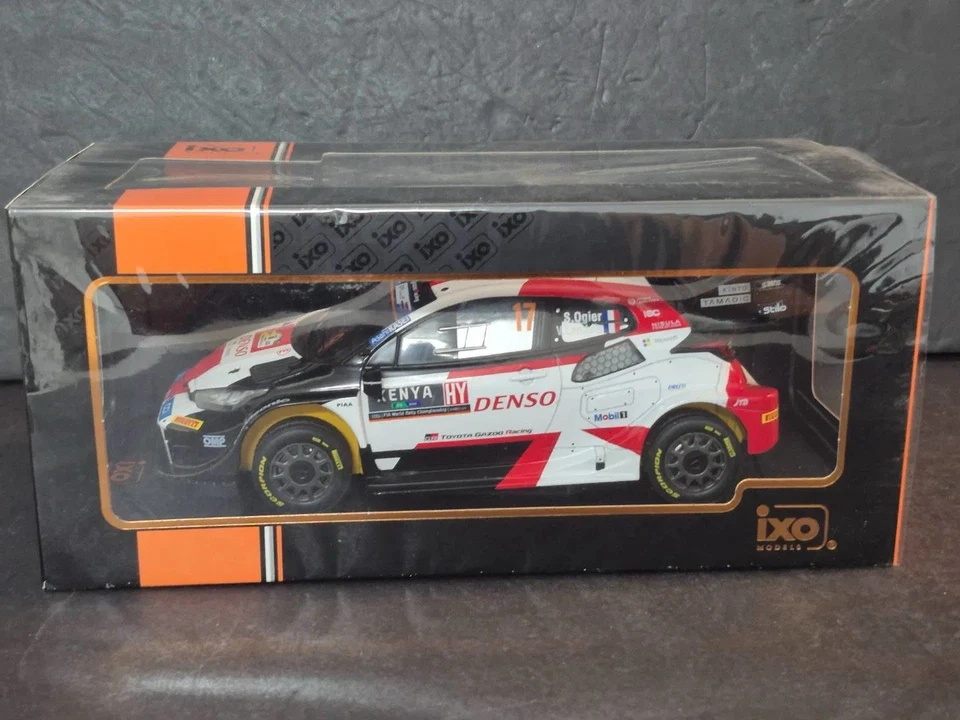 TOYOTA GR YARIS RALLY1 #17 WINNER SAFARI RALLY 2023 1/18 BY IXO 18RMC173A22 - Image 1 of 4