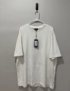 Giorgio Armani Men’s Textured T-shirt Size 58 - Imagen 1 de 6
