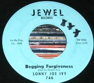 SONNY JOE IVY Take Me Back 45 RECORD RARE JEWEL RECORDS  - Picture 1 of 1