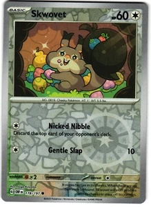 Skwovet Reverse Holo 178/197 Pokemon SV: Obsidian Flames - Picture 1 of 3