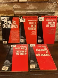 Lot of 5 Monarch Notes- 1965-1971 - Picture 1 of 7