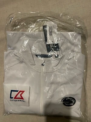 Penn State Nittany Lions Virtue Eco Pique Quarter-Zip Pullover Jacket, White  - Image 1 of 2