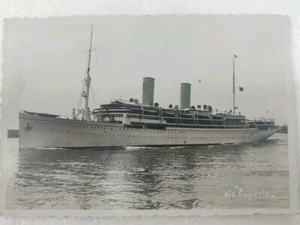  TRIESTE Motonave S.S.Esperia vecchia Fotocartolina viaggiata dei primi anni '30 - Picture 1 of 2