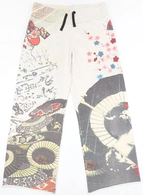 Pantalones deportivos vintage Y2K Lucky Brand geisha asiática - talla 8 para niña Foto 1 de 4
