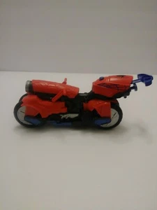 Marvel Comic Spiderman 2017 Motorcycle Transforming Nerf Cannon Gun - Picture 1 of 7