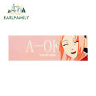 Earlfamily 5.1" A Ok Social Club Pink Girl Car Sticker Motorcycle Diy Decoration