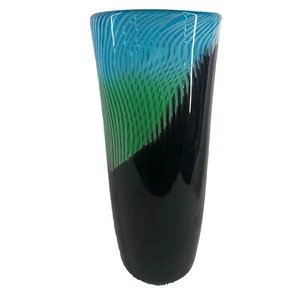 1970s Laura De Santillana Design Large Arcade Murano Vase - Imagen 1 de 6