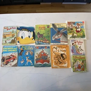 Children’s Books Lot Disney Whitman Tip Top Elf And More Lot of 11 Vintage - Bild 1 von 7