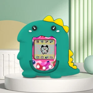 Custodia protettiva antiurto in silicone per Tamagotchi Original (verde) - Afbeelding 1 van 7