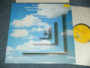 KARAJAN ARNOLD SCHOENBERG Japan 1993 180G POJG-9006 LP VERKLARTE NACHI - Picture 1 of 10
