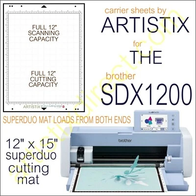 Scan N Cut SDX SUPERDUO Artistix Pro Cutting Mat Carrier Sheet 12 x 12 Brother