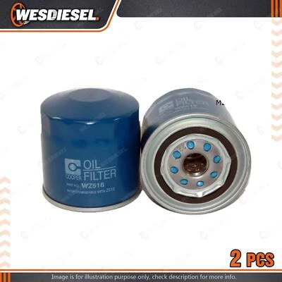 2 Wesfil Oil Filters for Ford Falcon FPV F6 GT Pursuit Territory BA BF Cougar SW - image 1 of 2