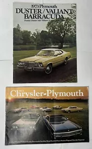 VTG Chrysler Plymouth 1973 Dealer Brochures Barracuda Duster Fury Original Cars - Picture 1 of 10