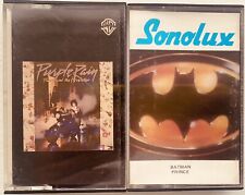 Prince - Purple Rain + Batman - Two Ultra Rare Original Cassettes Colombia VG+