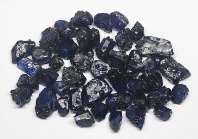 Heat Treated LGF BLUE SAPPHIRE Cabochon Rough Lot 110.00cts - Image 1 of 4