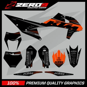 KTM  MOTOCROSS GRAPHICS KIT MX DECALS : SX SXF EXC 50 65 85 125 250 450 VOLT ORG - Picture 1 of 1