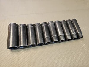 Snap On 1/2” Drive Metric Deep Impact 6 Point Socket 24mm-12mm 21mm large - Picture 1 of 11