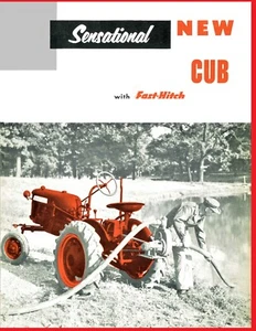 Sensationeller neuer McCormick Farmall Cub Traktor mit Schnellkupplung Broschüre 57 58 IH - Bild 1 von 11