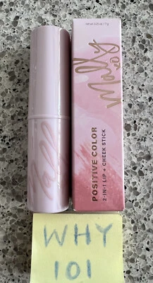 Barra de labios y mejillas 2 en 1 MALLY POSITIV COLOR HERMOSA 0,25 oz/7 g; TAMAÑO COMPLETO Foto 1 de 4