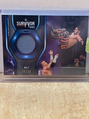 2019 Topps WWE Smackdown Mat Relics Purple /99 Ali #MR-MA - Image 1 of 2