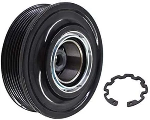 AC Clutch Assembly Repair Kit with Pulley Bearing Electromagnetic Coil and Plate - Picture 1 of 5