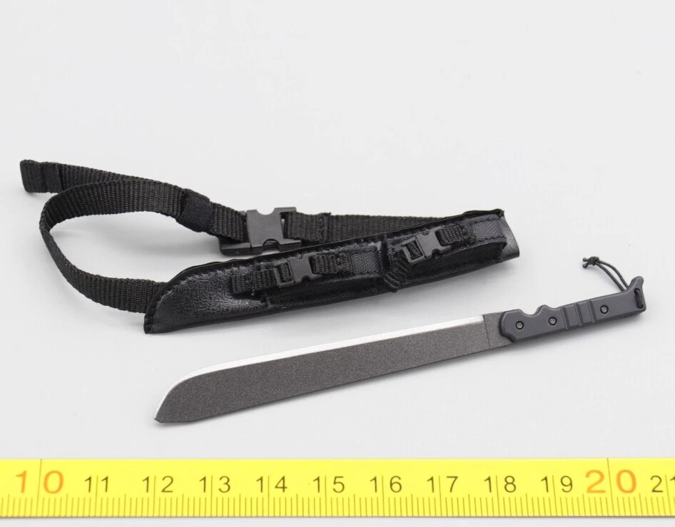 ES26069R 1/6 Scale Knife+ Sheath Model for 12'' Soldier Machine-gunner PMC - Image 1 of 1