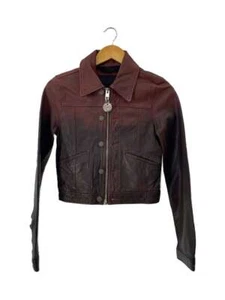DIESEL blouson Jacket leather brown XS - Picture 1 of 6