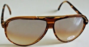 Neu mit Etikett True Vintage 80er Jahre Mode Sport Pilotenbrille groß polarisiertes Glas - Bild 1 von 9