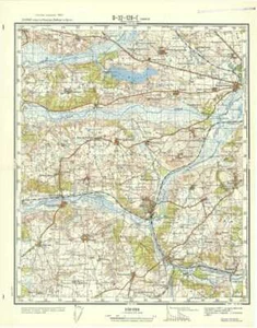 Mapas topográficos militares soviéticos rusos - LANGA (Dinamarca), 1:500 000 edición 1961 - Imagen 1 de 5