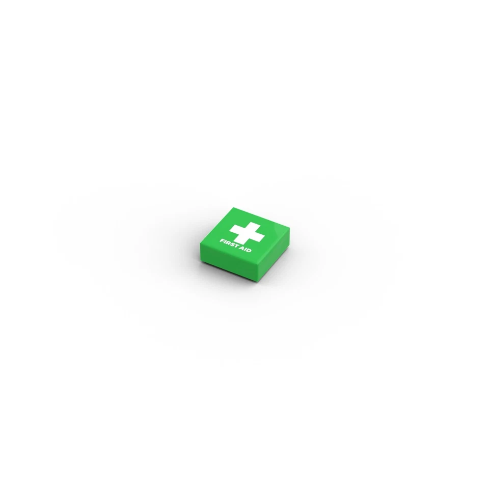 PRIBRI First Aid Kit ❤️ Custom printed original LEGO® brick tile / 11069