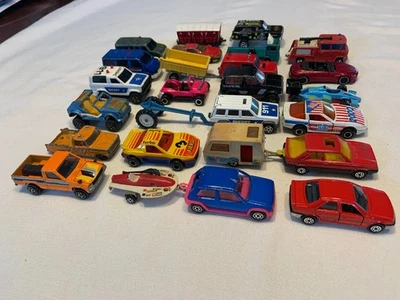 Coches diecast Majorette Francia vintage años 70-80 algunos raros lote de 26 coches Foto 1 de 4