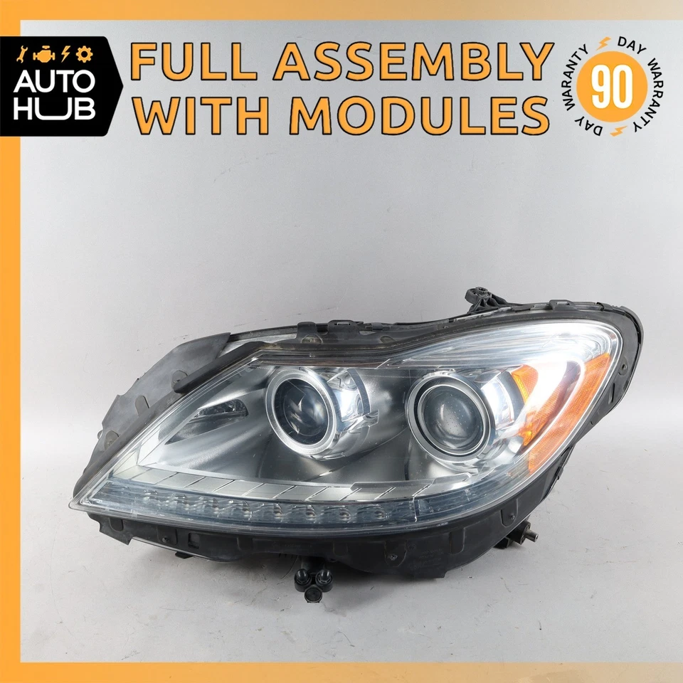 11-14 Mercedes W216 CL550 CL63 Left Headlight Lamp Bi-Xenon w/Night Vision OEM - Image 1 of 4