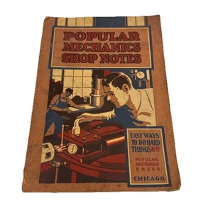 POPULAR MECHANICS SHOP NOTES For 1932-vintage Chicago - Soft Cover Book Manual - Foto 1 di 9