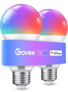 Govee Smart Glühbirne E27, 1000lm, RGBWW, App-Steuerung, Wi-Fi Bluetooth - Foto 1 di 8