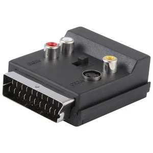 1X(Newest Switchable Scart Male to Female S-Video 3 Audio Adapter1362 - Picture 1 of 9