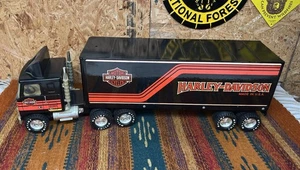Vintage Nylint Harley-Davidson Tractor Trailer Steel Truck Semi - Picture 1 of 19