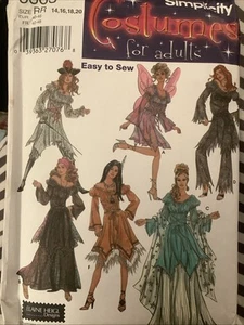Simplicity Women’s Fantasy Costume Sewing Pattern 5363, Sizes 14 16 18 20, Uncut - Picture 1 of 3