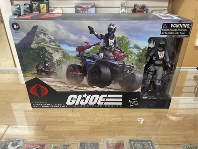 2024 Hasbro GI Joe Classified Series 6" Cobra Ferret ATV e Scout Novo Na Caixa - Imagem 1 de 4