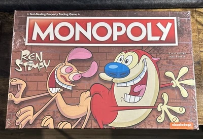 Monopoly Ren & Stimpy Show Collectors Edition Board Game By Hasbro MLB - Image 1 of 4