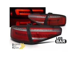 LED BAR TAIL LIGHTS RED WHIE SEQ fits AUDI A4 B8 2012-2015 Saloon OEM LED - Picture 1 of 4