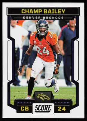 2023 Score #78 Champ Bailey BRONCOS FOOTBALL CARD - Image 1 of 2