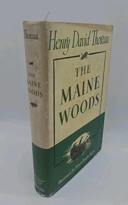 The Maine Woods Henry David Thoreau 1950 1st HC w/DJ illus. by Henry Bugbee Kane - Picture 1 of 13