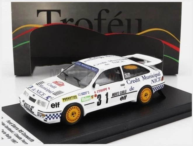 1 43 TROFEU Ford Sierra Rs Cosworth #31 Rally Montecarlo 1987 Ferrato TRFRRFR078