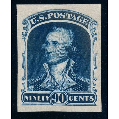 United States 90 cents essay 72-E5c in blue on india paper, 1861, SCV 350.00 - Image 1 of 4